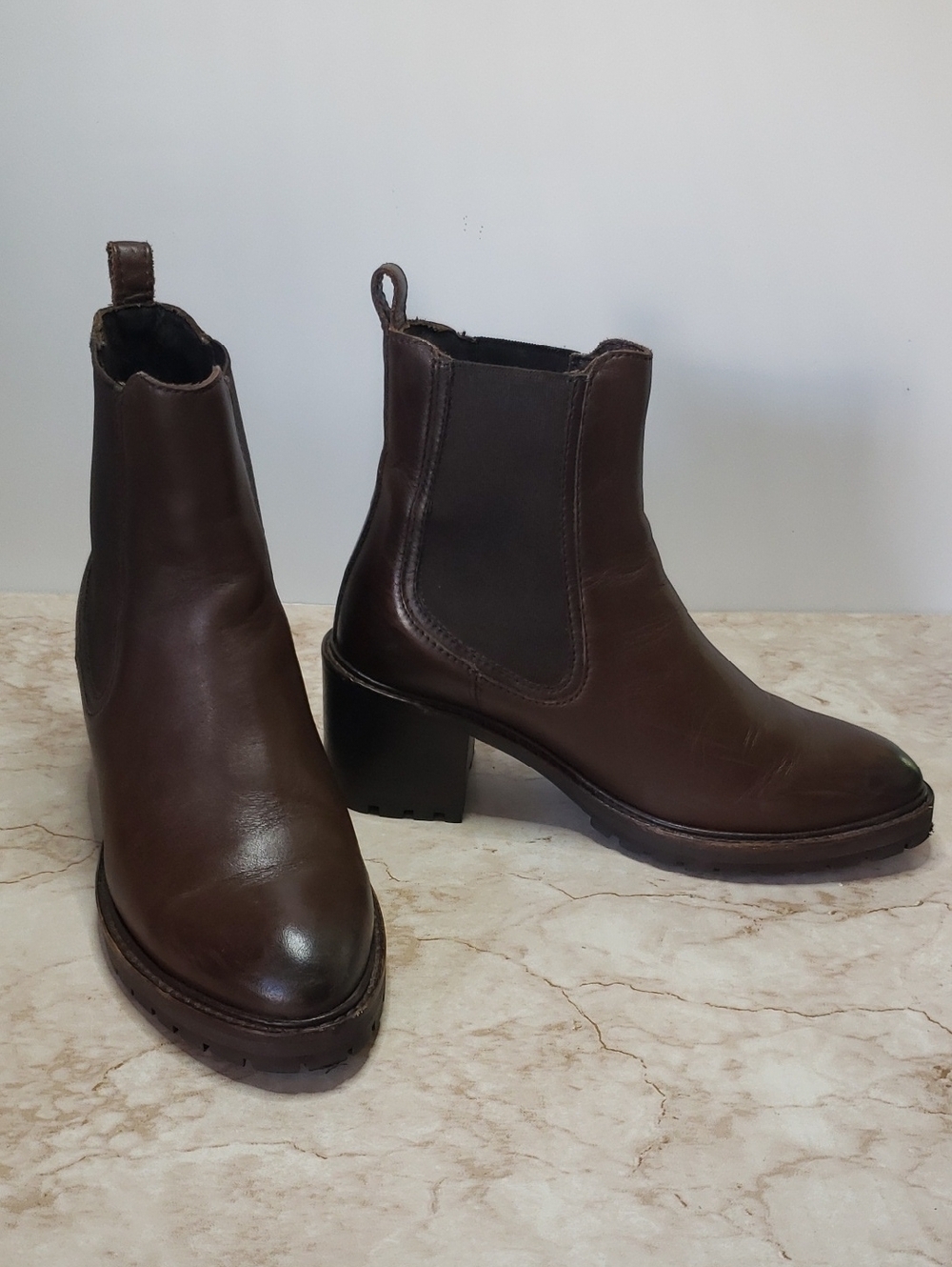 Thursday Boot Women’s Brown Leather Chelsea Boot Size 6.5
